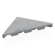 Tile 45° Cut 4 x 4 (Triangle) (Light Bluish Gray)