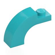 Brick Arch 1 x 3 x 1 2/3 Curved Top (Medium Azure)