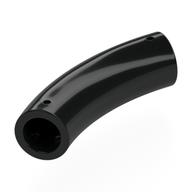 Brick Round 1 x 1 D. Tube with 45° Elbow and Axle Holes (Crossholes) at Each End (Black)