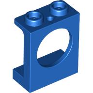 Window 1 x 2 x 2 Plane, Round Hole (Blue)