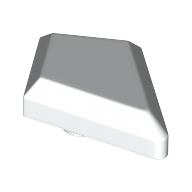 Tile Special 1 x 2 Diamond Plain (White)