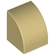 Brick Curved 1 x 1 (Tan)
