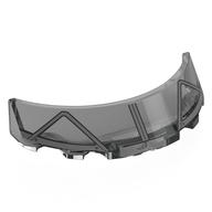 Windscreen 3 x 6 x 1 Curved with Light Bluish Grey Frame Print (Trans-Black)