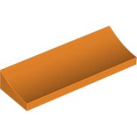 Brick Curved 2 x 6 Inverted (Orange)