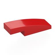 Brick Curved 3 x 1 x 2/3 (Red)