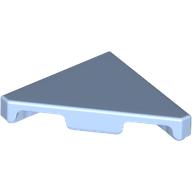 Tile 45° Cut 2 x 2 (Triangle) (Bright Light Blue)