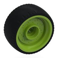 Wheel Rim 24 x 12 with Black Tyre (Lime)