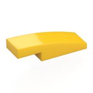 Brick Curved 3 x 1 x 2/3 (Yellow)