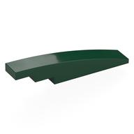Brick Curved 1 x 6 (Dark Green)