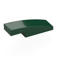 Brick Curved 3 x 1 x 2/3 (Dark Green)