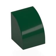 Brick Curved 1 x 1 (Dark Green)
