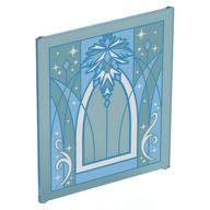 Glass for Frame 1 x 6 x 6 with Blue/Sand Blue Crystal Decorations Print (Trans-Light Blue)
