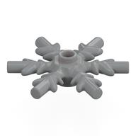 Snowflake / Star 4 x 4 (Light Bluish Gray)