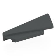 Brick Wedged, Sloped 1 x 5 x 1 1/3 Left (Dark Bluish Gray)