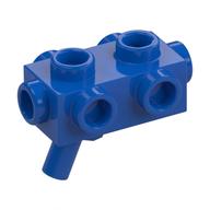 Weapon Gun / Blaster 1 x 2 x 2/3 with Studs on Sides and Handle (Blue)