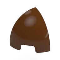 Brick Round Curved 1 x 1 x 1 Quarter Dome (Reddish Brown)