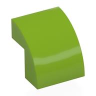 Brick Curved 2 x 2 x 1 2/3 (Lime)