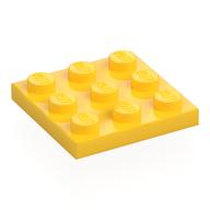 Plate 3 x 3 (Yellow)