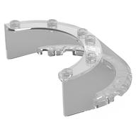 Windscreen Round, Sloped 6 x 8 x 2 (Trans-Clear)