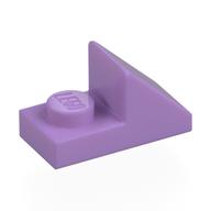 Brick Sloped 45° 2 x 1 with 2/3 Cutout [New Version] (Medium Lavender)