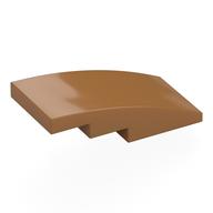 Brick Curved 4 x 2 No Studs (Medium Nougat)