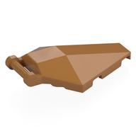 Windscreen 6 x 4 x 1 Hexagonal with Handle (Medium Nougat)