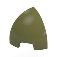 Brick Round Curved 1 x 1 x 1 Quarter Dome (Olive Green)