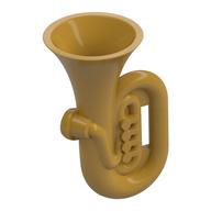 Musical Instrument Tuba (Pearl Gold)