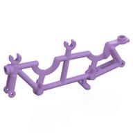 Bicycle Frame Tandem, Clip for Handle Bars (Medium Lavender)