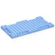 Plate Special 8 x 16 x 2/3 with Six Recessed Edges (Bright Light Blue)