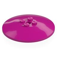 Dish 6 x 6 Inverted (Radar) with Solid Studs (Magenta)