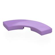 Tile 3 x 3 Curved, Macaroni (Medium Lavender)