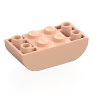 Brick Curved Inverted 2 x 4 Double (Light Nougat)