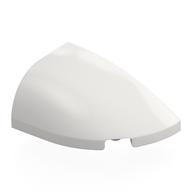 Brick Round, Curved Double 3 x 2 Beveled with Stud Notch Right (White)