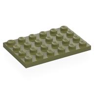 Plate 4 x 6 (Olive Green)