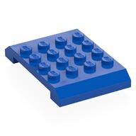 Brick Sloped 4 x 6 x 2/3 Double (Blue)