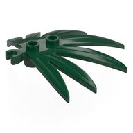 Plant, Leaves 6 x 5 Swordleaf with Clip [Thick Open O Clip] (Dark Green)