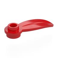 Plant, Round 1 x 3 - 1 Leaf (Red)