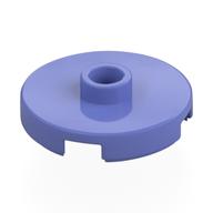 Plate Special Round 2 x 2 with Center Stud (Jumper Plate) (Blue Violet)