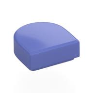 Tile Round 1 x 1 Half Circle (Blue Violet)