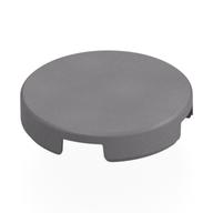 Tile Round 2 x 2 with Bottom Stud Holder (Flat Silver)