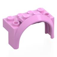 Wheel Arch, Mudguard 4 x 2 x 2 1/2 (Bright Pink)