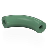 Brick Round Tube 2 x 2 D. with 90° Elbow and Pin Holes (Sand Green)