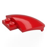 Windscreen, Curved 4 x 5 (Red)