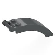 Windscreen 6 x 2 x 2 with Handle (Dark Bluish Gray)