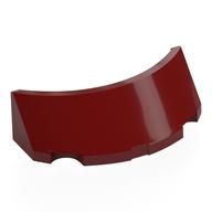 Windscreen 2 x 4 Half Dome (Dark Red)