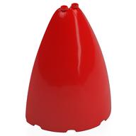 Cone Half 8 x 4 x 8 (Elliptic Paraboloid) (Red)