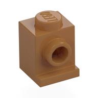 Brick Special 1 x 1 with Headlight (Medium Nougat)