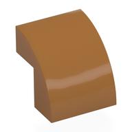 Brick Curved 2 x 2 x 1 2/3 (Medium Nougat)