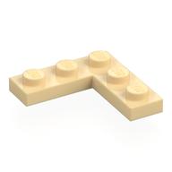 Plate 3 x 3 Corner (Tan)